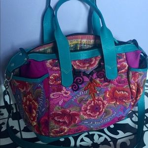 Teal Huipil Convertible Day Bag Like Nena Co